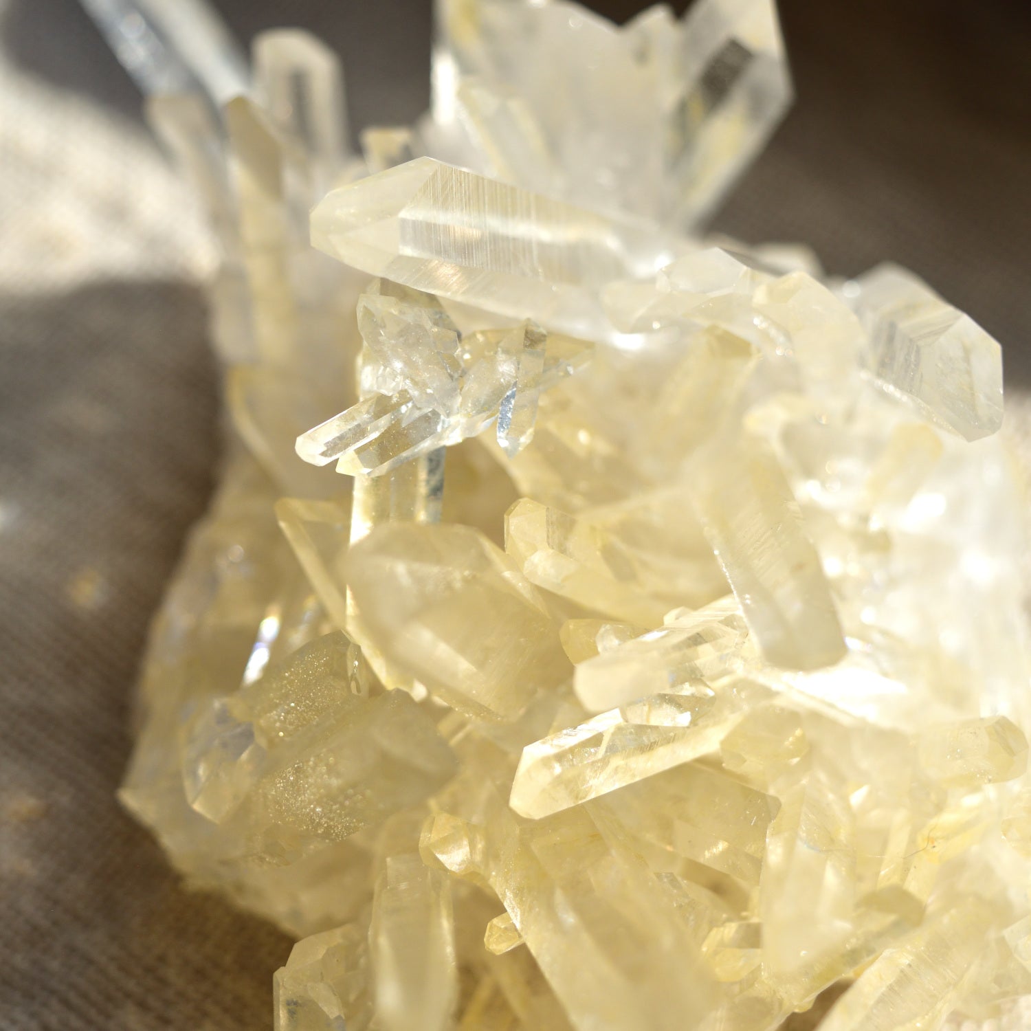 Arkansas Quartz Cluster "Atlantis Twilight" Golden Healer from Arkansas, USA - 148g