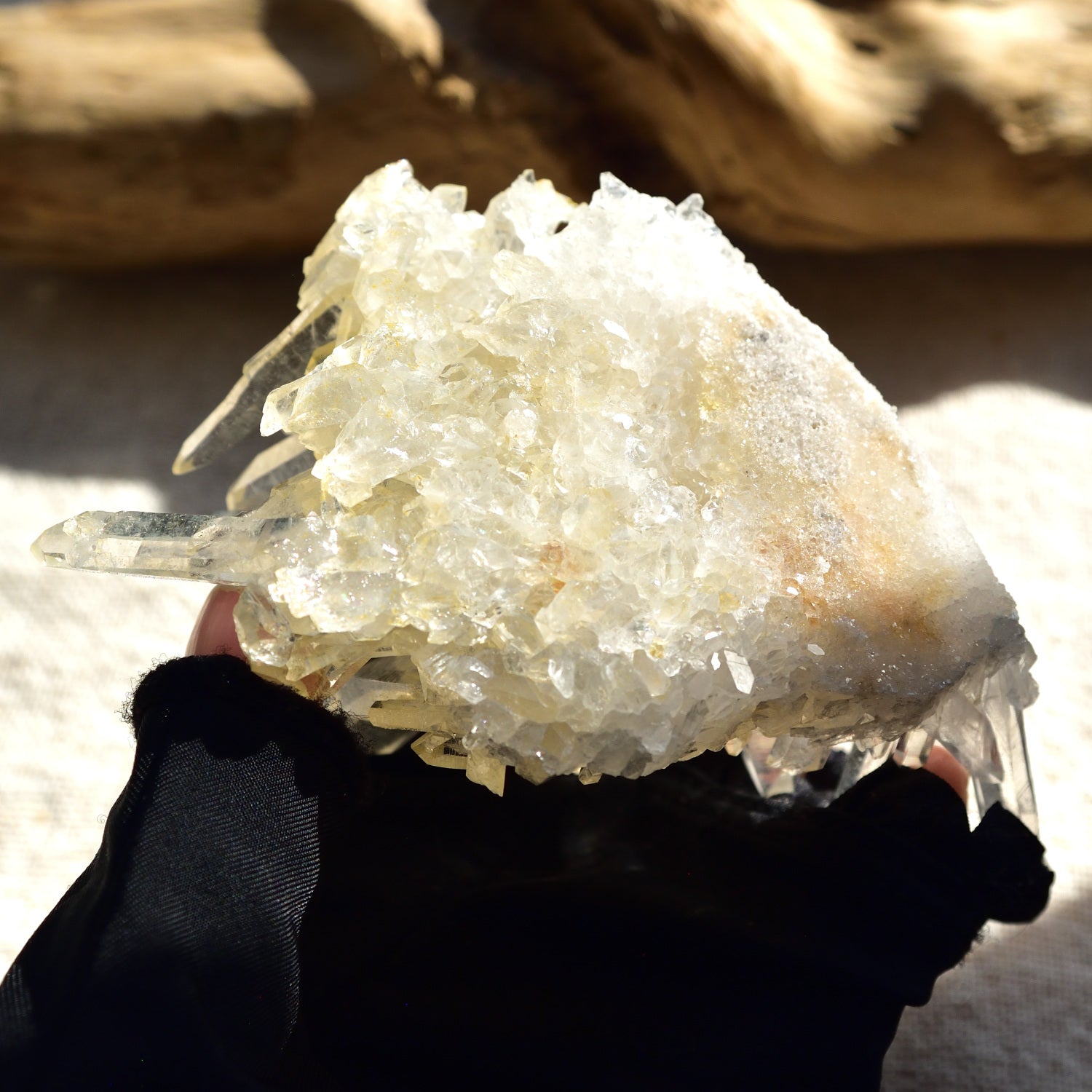 Arkansas Quartz Cluster "Atlantis Twilight" Golden Healer from Arkansas, USA - 148g