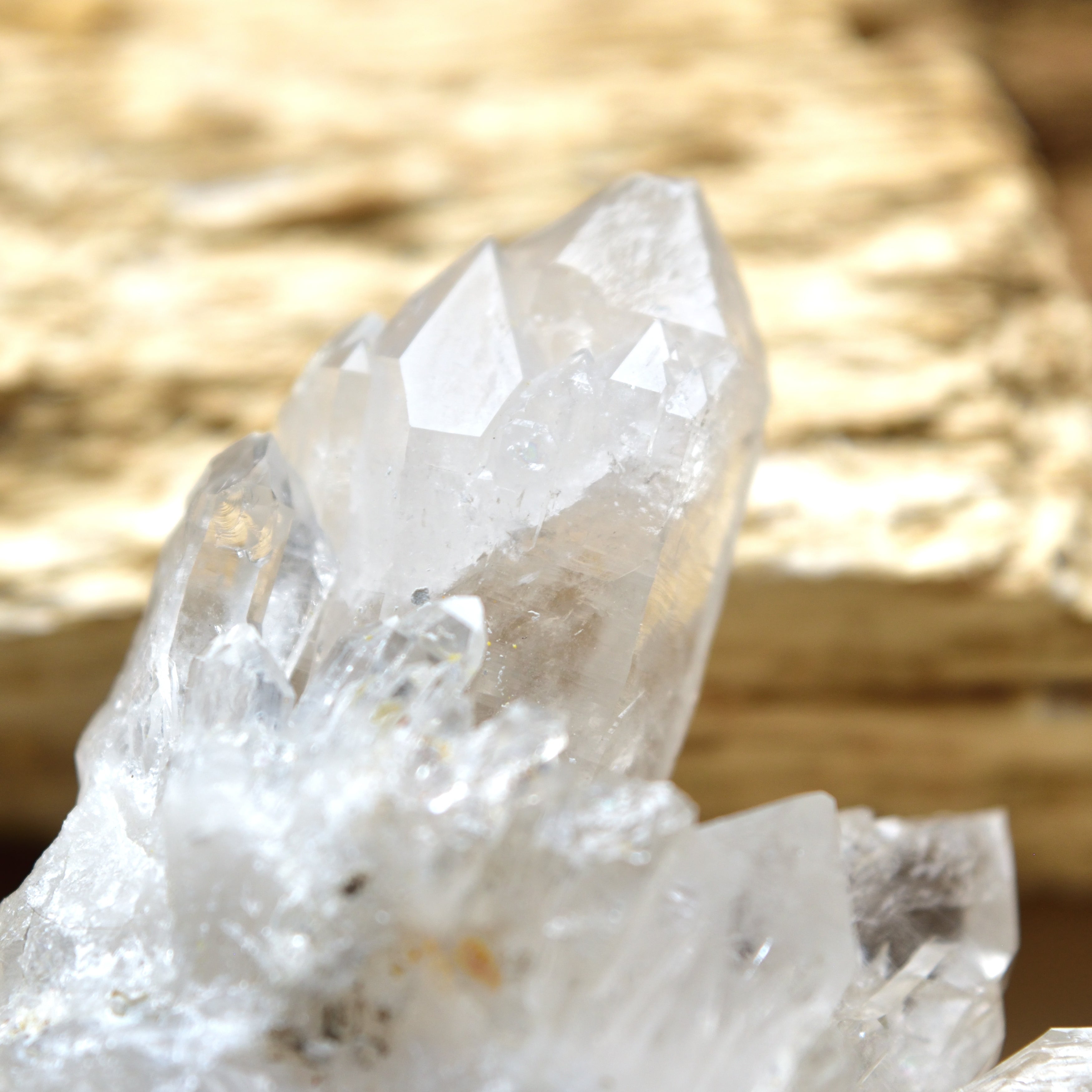 デンドライト・イン・クォーツ・クラスター　両剣水晶　White Light Wing　ポルトガル・パナスケイラ産　56ｇ