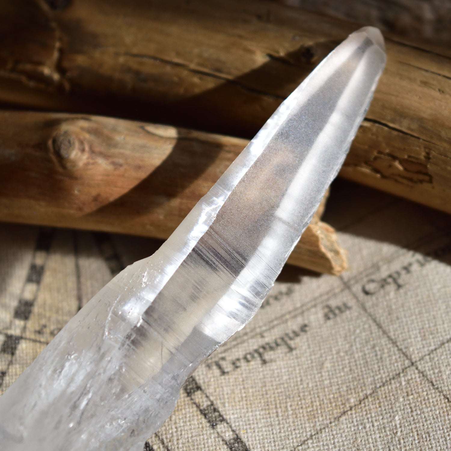 Lemurian Seed Pure Ray Singing Crystal from Bahia, Brazil, 54g/Point