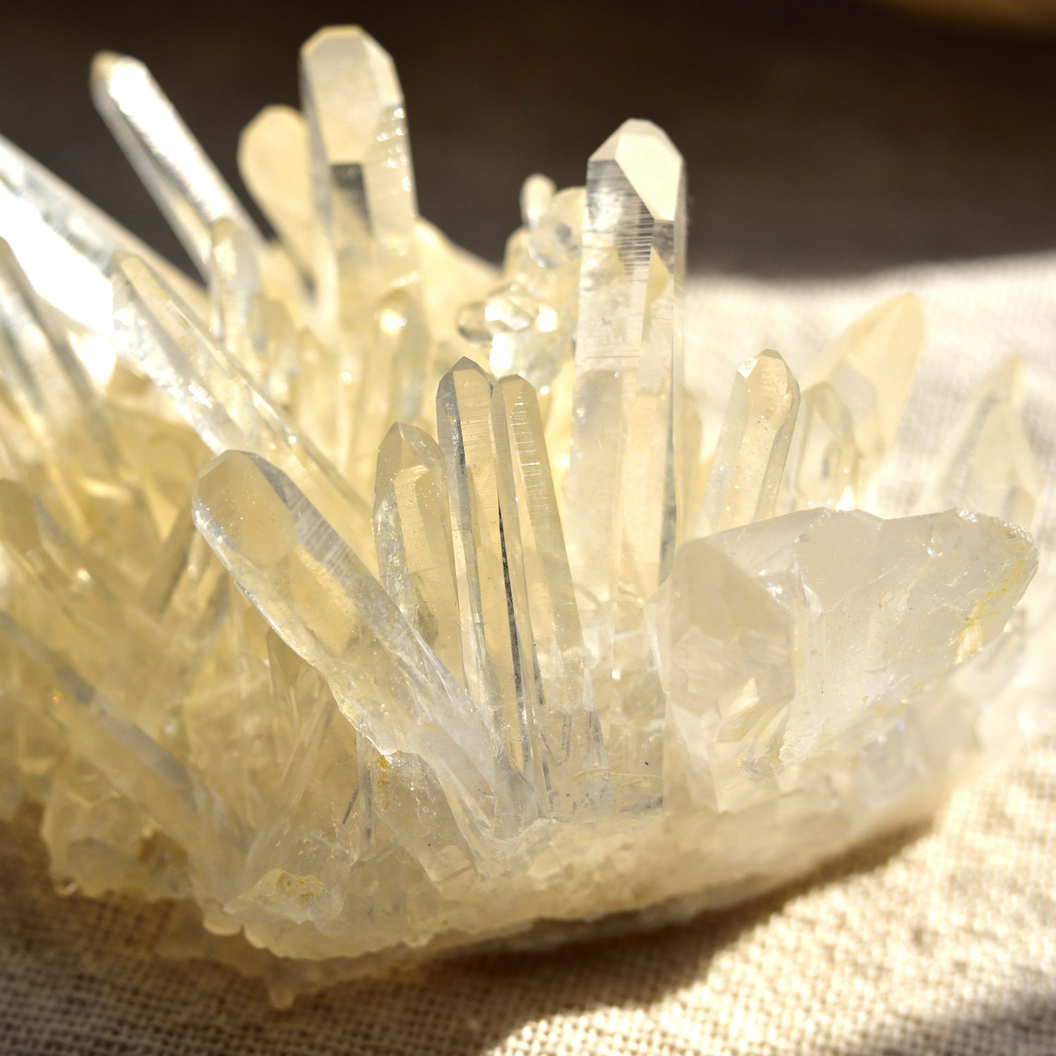 Arkansas Quartz Cluster "Atlantis Twilight" Golden Healer from Arkansas, USA - 148g