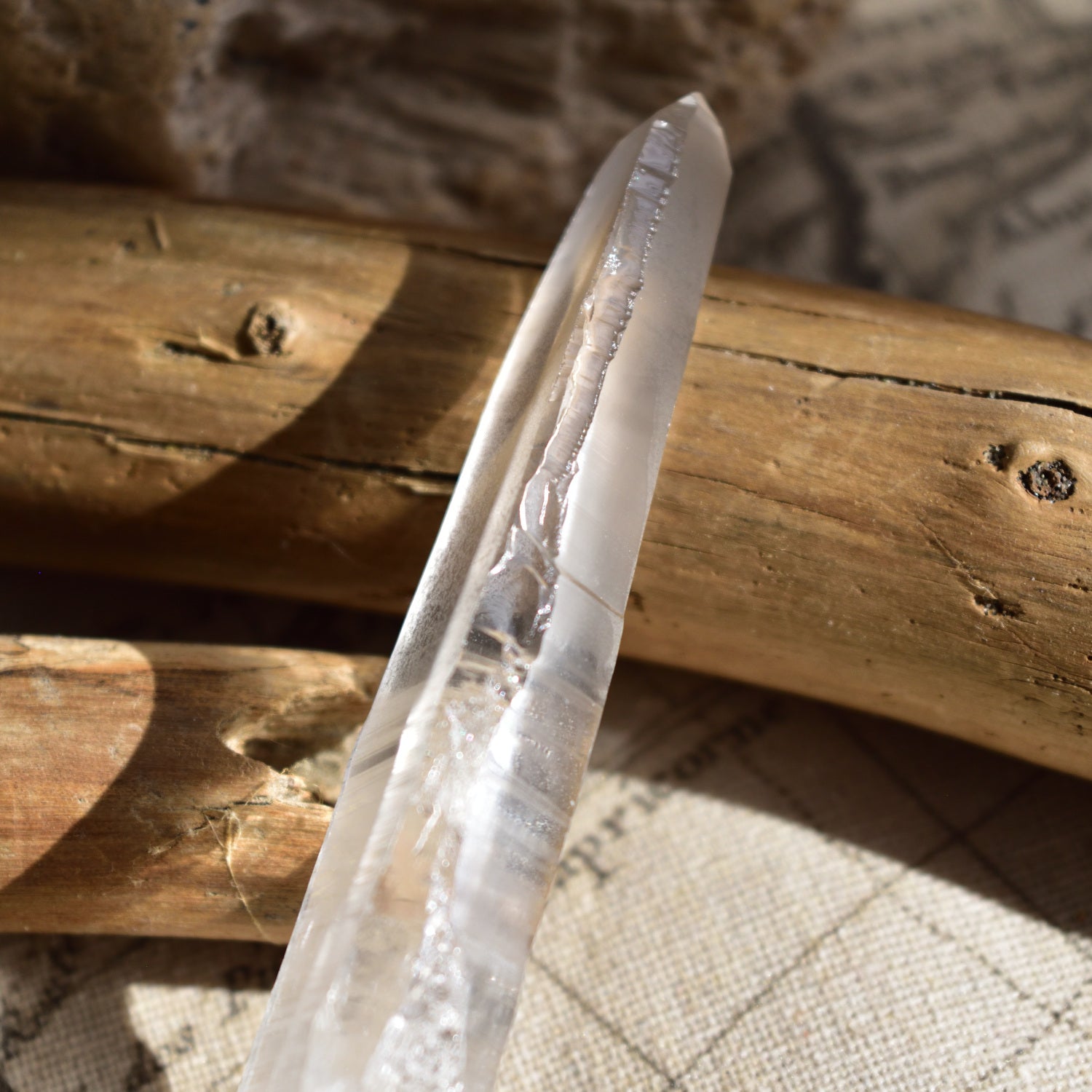 Lemurian Seed Pure Ray Singing Crystal from Bahia, Brazil, 54g/Point