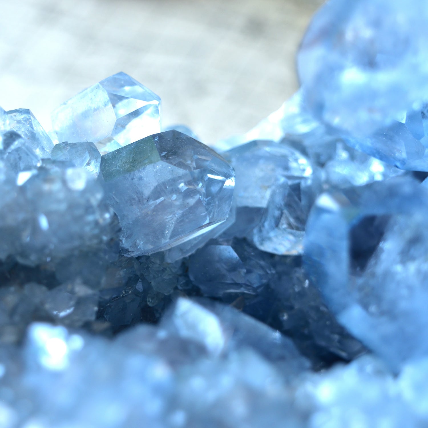 Large Celestite Cluster Geode “Blue Cave” – Madagascar 4.4 kg