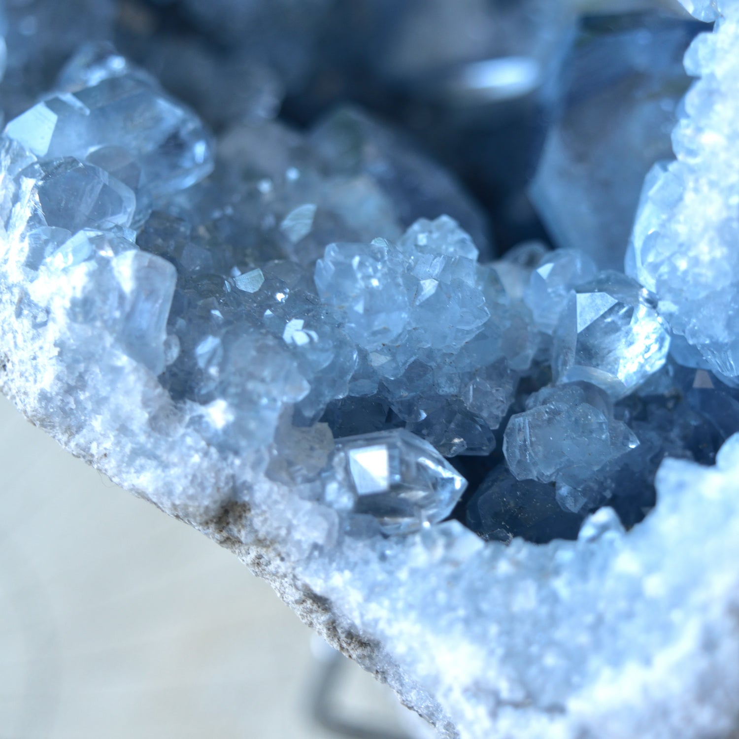 Large Celestite Cluster Geode “Blue Cave” – Madagascar 4.4 kg