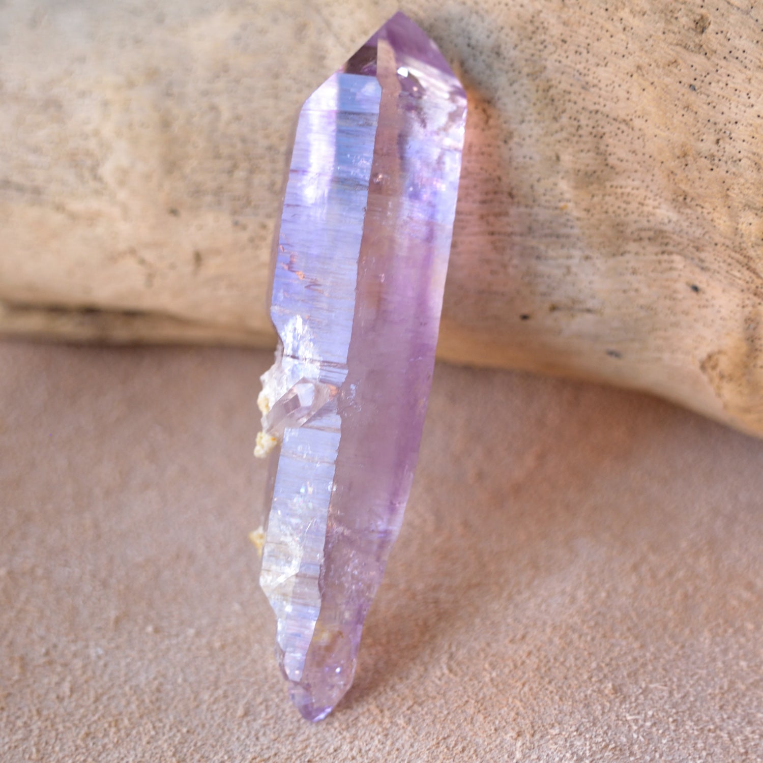 ベラクルス・アメジスト　慈愛　ファントム　両剣水晶　貫入水晶　キー　メキシコ・ベラクルス州産　32ｇ