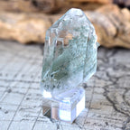 Himalayan Crystal Quartz Point - Chlorite - Phantom - Garden Quartz "Miyamotoyama" from Manihar, India - 119g
