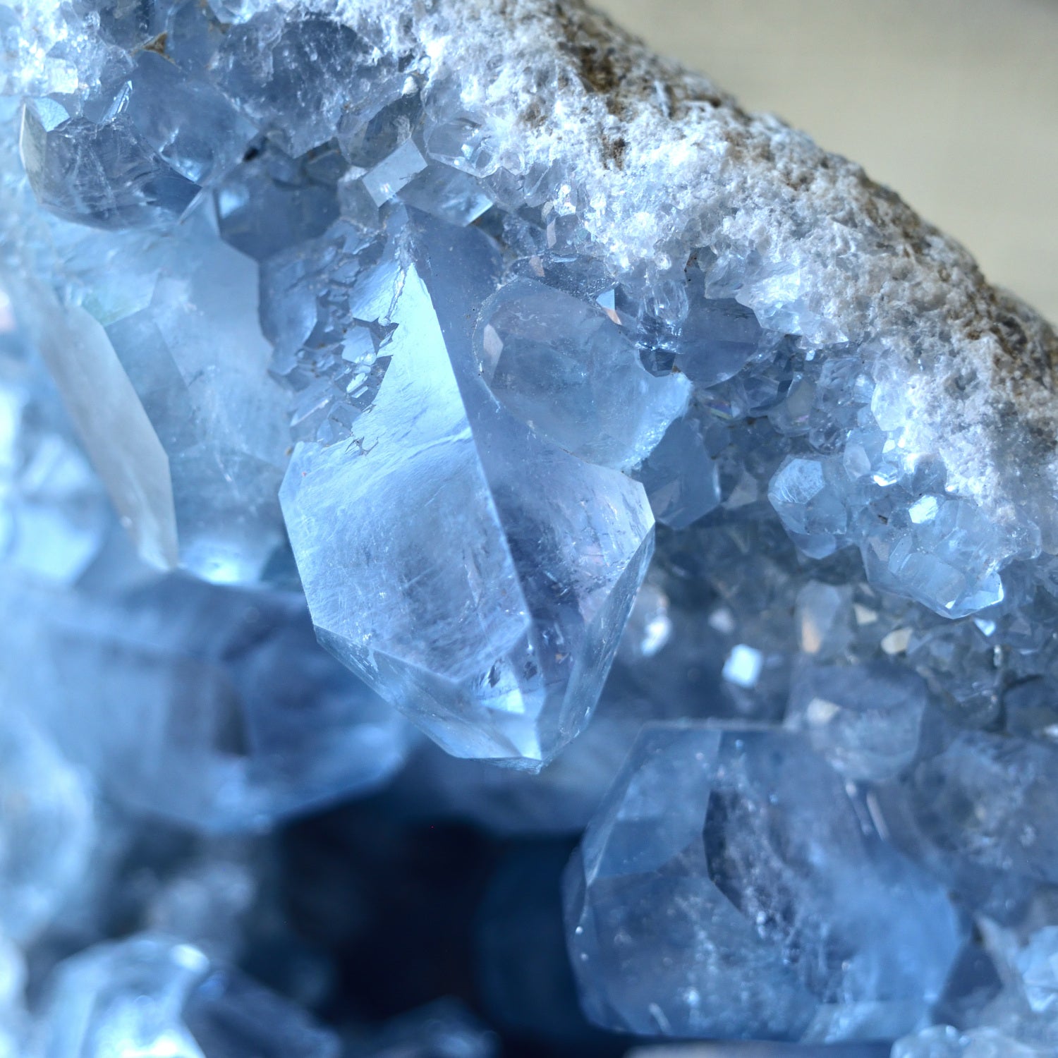 Large Celestite Cluster Geode “Blue Cave” – Madagascar 4.4 kg