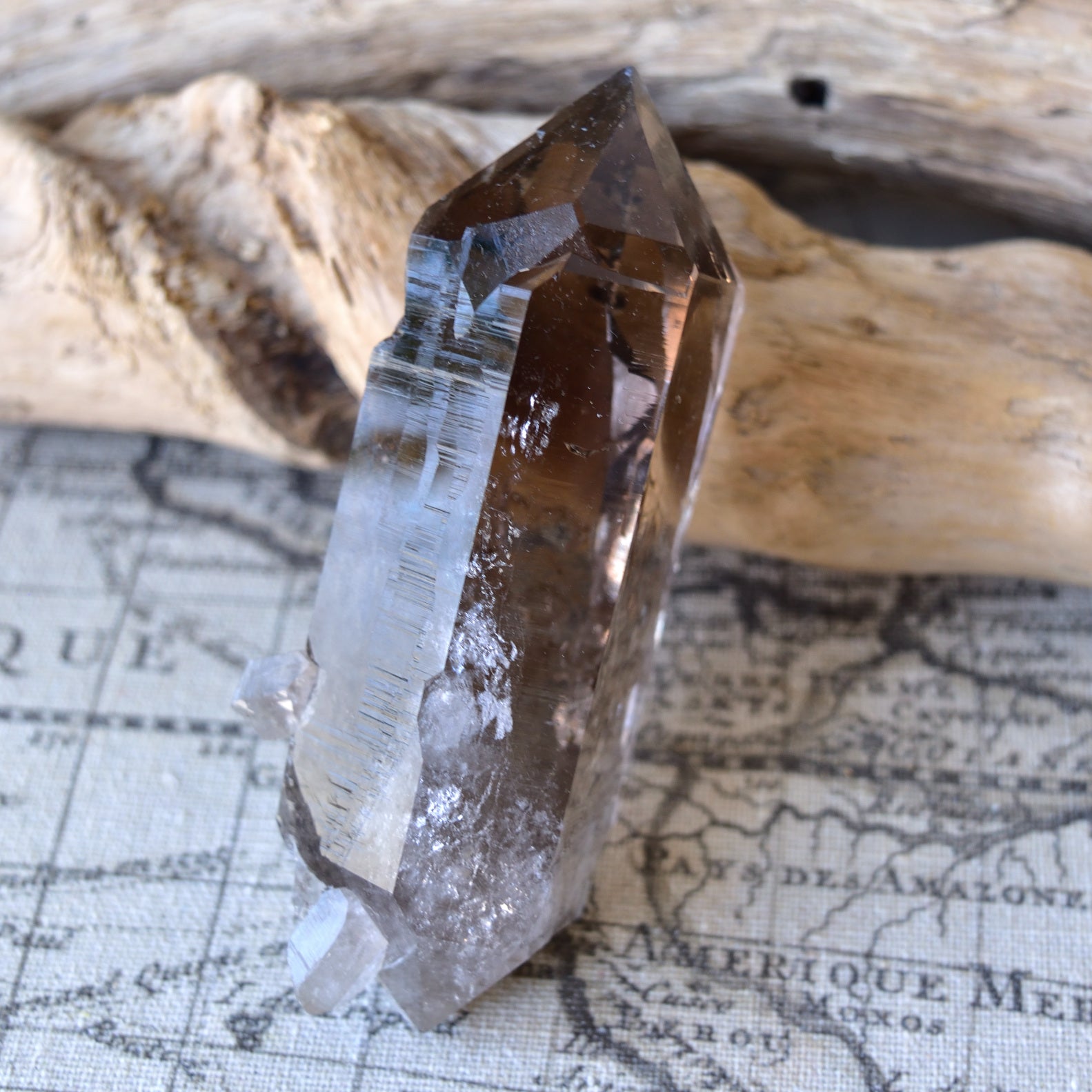 Smoky Quartz - Alpine Quartz "VORTEX" from Switzerland - 182g
