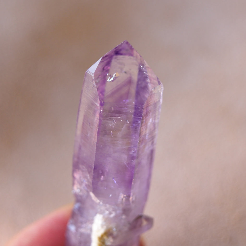 ベラクルス・アメジスト　慈愛　ファントム　両剣水晶　貫入水晶　キー　メキシコ・ベラクルス州産　32ｇ