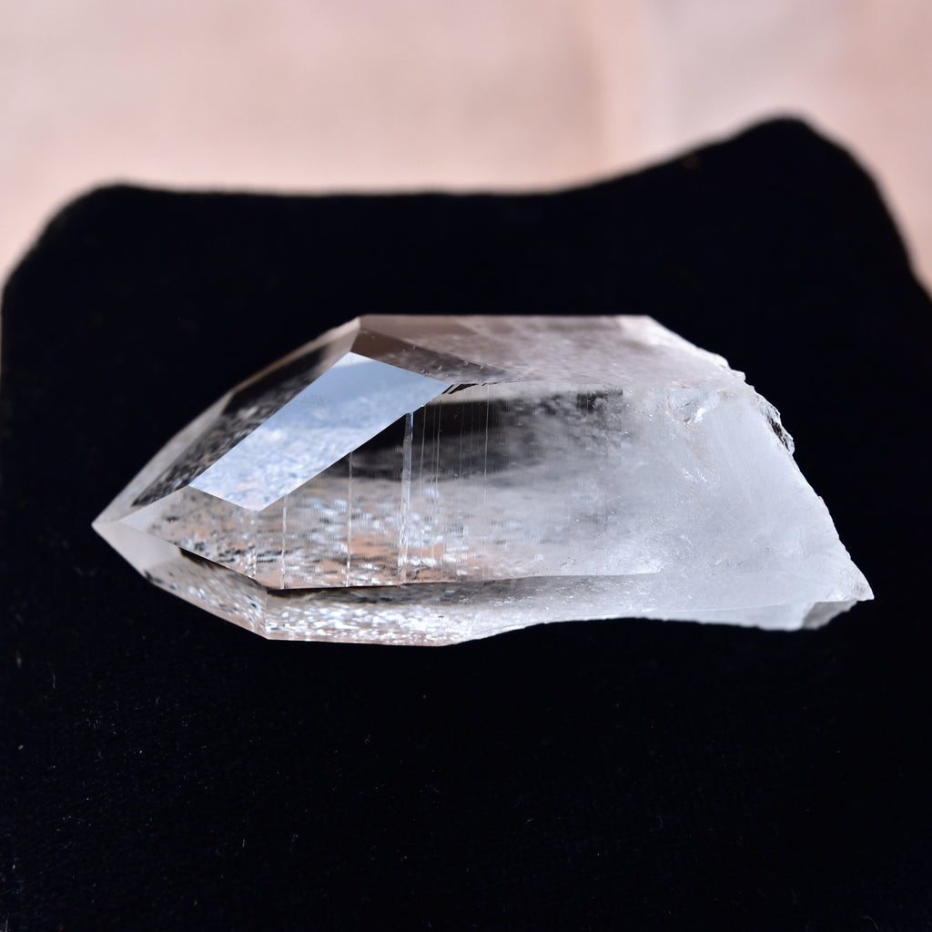 アーカンソー水晶　オールドストック　ダイヤモンドウィンドウ　アメリカ・アーカンソー州産　73g/ レアコレクション・ポイント水晶