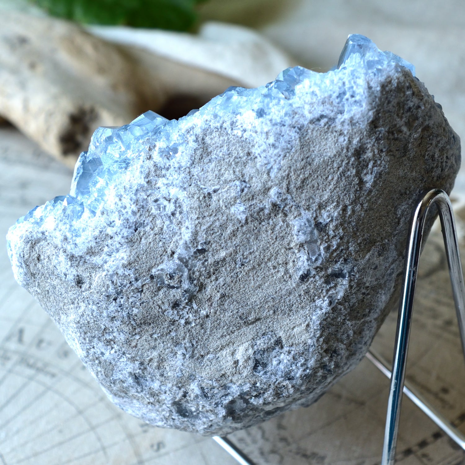 セレスタイト・クラスター・ジオード　Blue Cave　マダガスカル産　3.2kg