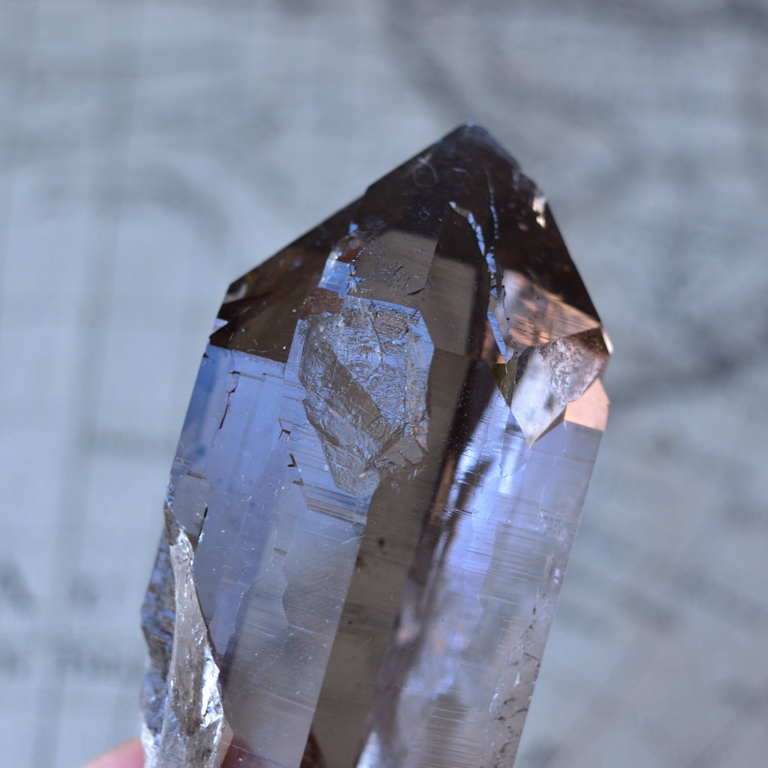 Smoky Quartz - Alpine Quartz "VORTEX" from Switzerland - 182g