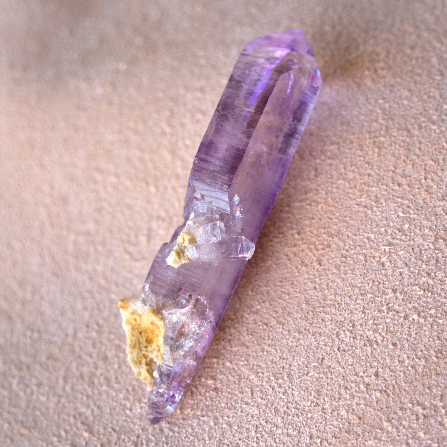 ベラクルス・アメジスト　慈愛　ファントム　両剣水晶　貫入水晶　キー　メキシコ・ベラクルス州産　32ｇ