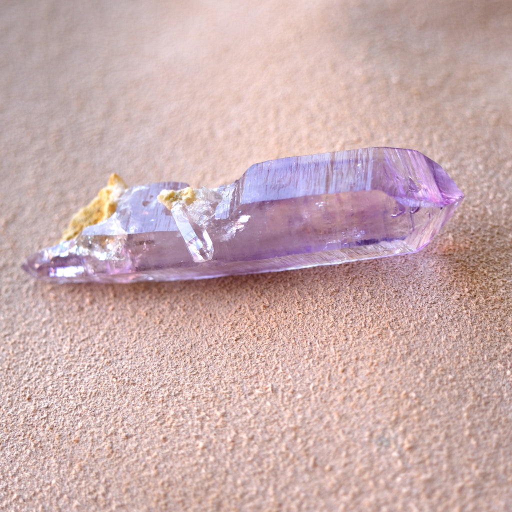 ベラクルス・アメジスト　慈愛　ファントム　両剣水晶　貫入水晶　キー　メキシコ・ベラクルス州産　32ｇ