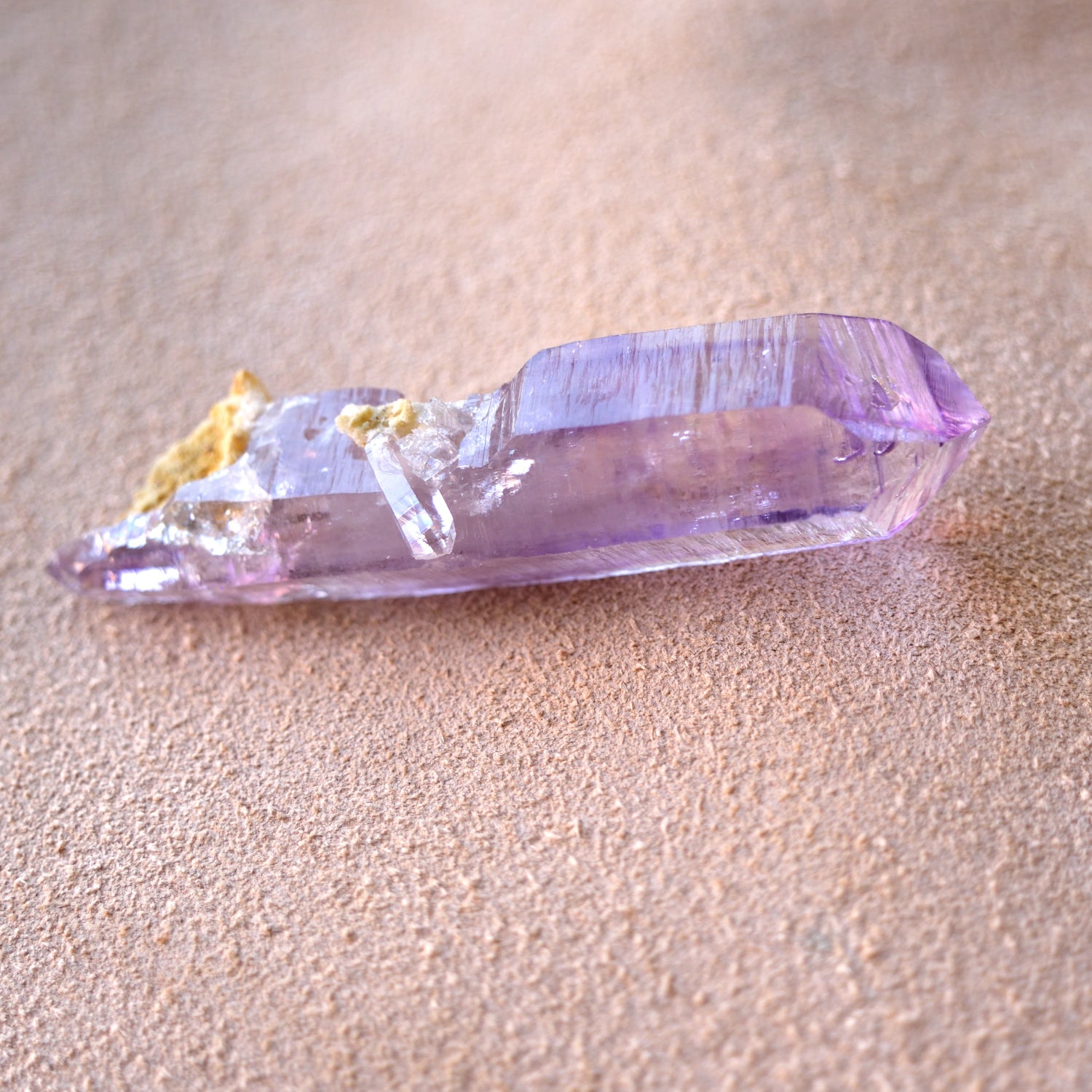 ベラクルス・アメジスト　慈愛　ファントム　両剣水晶　貫入水晶　キー　メキシコ・ベラクルス州産　32ｇ