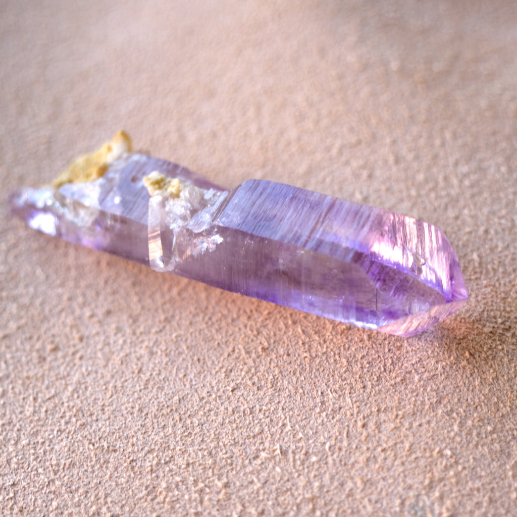 ベラクルス・アメジスト　慈愛　ファントム　両剣水晶　貫入水晶　キー　メキシコ・ベラクルス州産　32ｇ