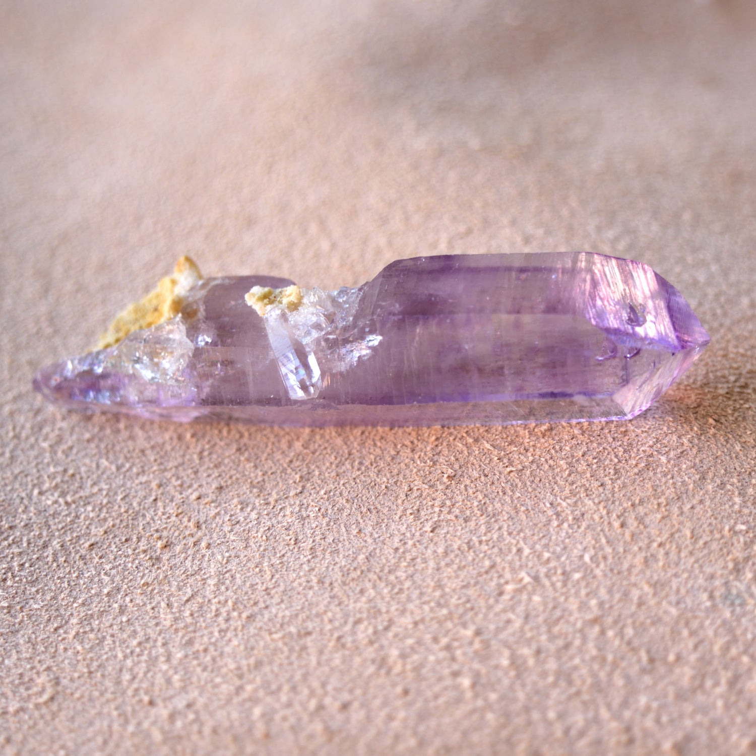 ベラクルス・アメジスト　慈愛　ファントム　両剣水晶　貫入水晶　キー　メキシコ・ベラクルス州産　32ｇ