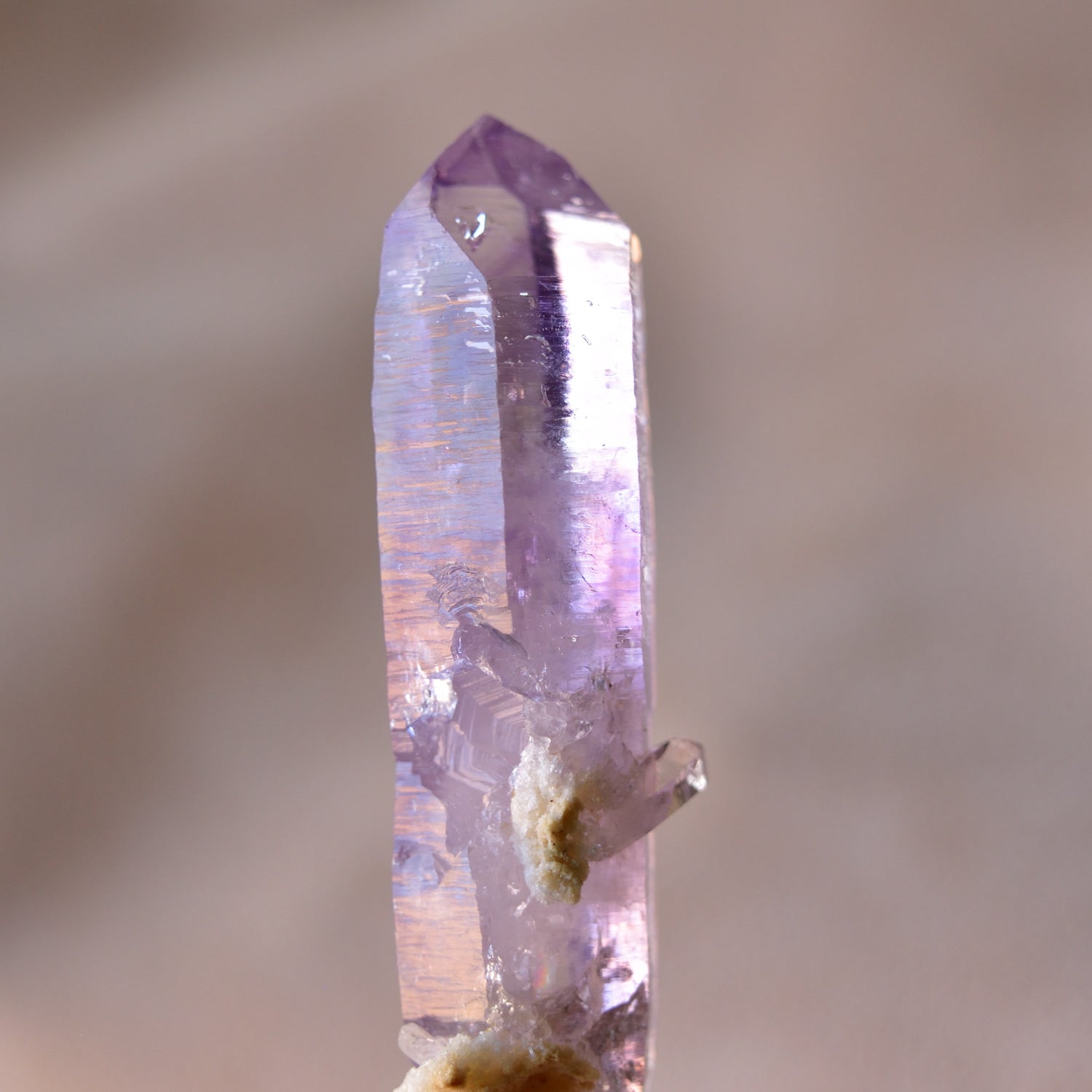 ベラクルス・アメジスト　慈愛　ファントム　両剣水晶　貫入水晶　キー　メキシコ・ベラクルス州産　32ｇ