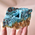 Gem Silica - Druzy Big Rough - "Blue Spring" - Peru - 522g