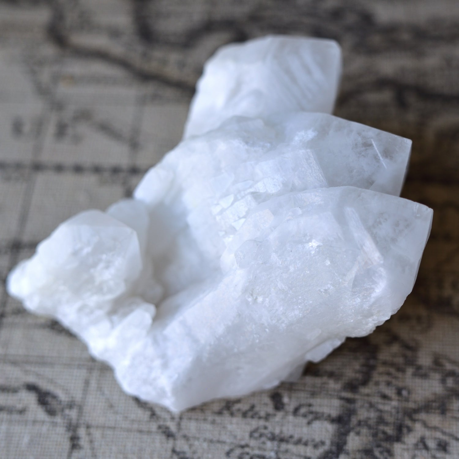 Mt. Sobo Candle Quartz Cluster – Singing Crystal – White Phantom – Takachiho, Miyazaki, Japan – 206 g Quartz – Certificate of Origin
