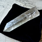 Prasiolite Quartz Point - Singing Crystal - Lightning Quartz - Corinto, Brazil - 334g 