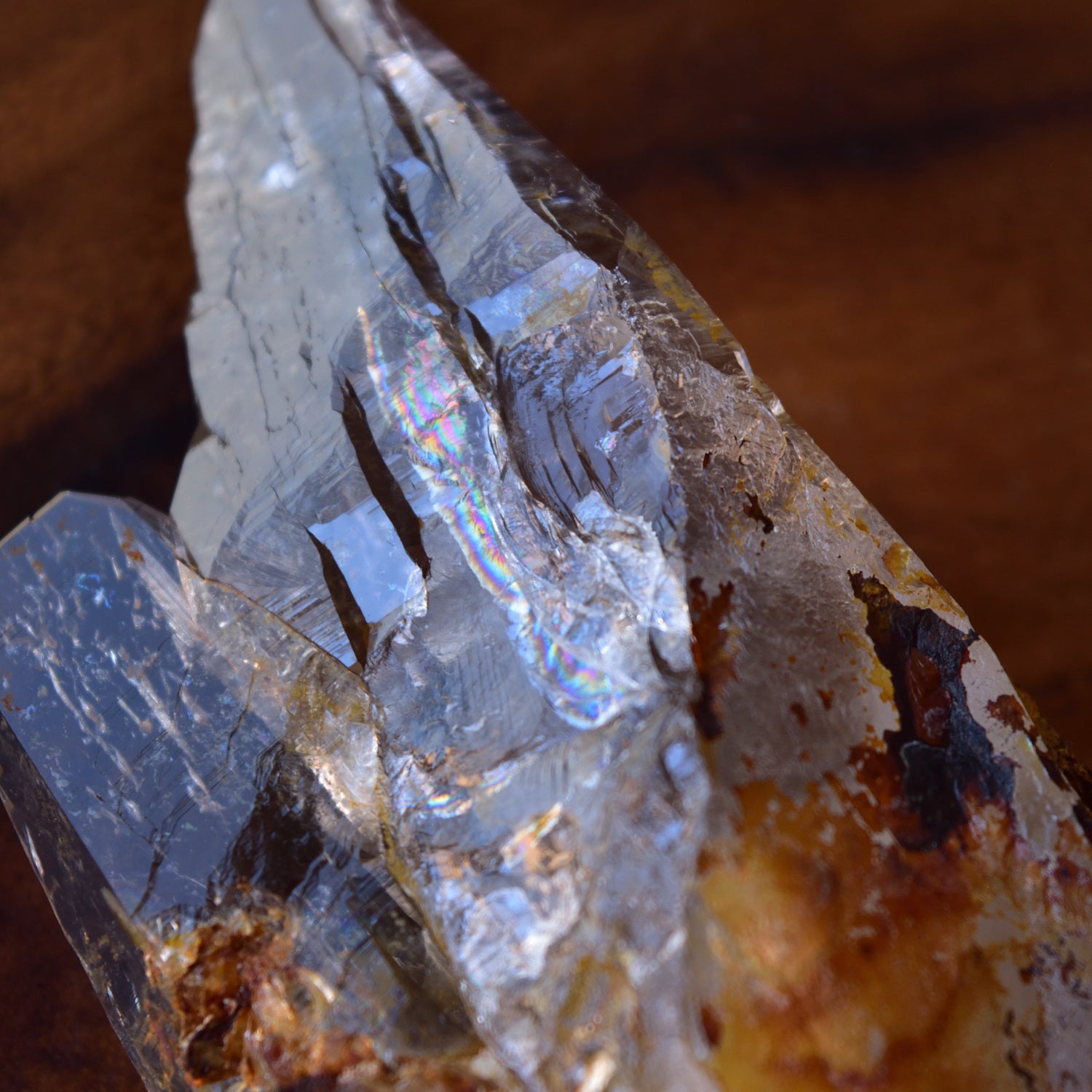ヒマラヤ水晶　テッシンハビット　ツインソウル　ネパール・ガネーシュヒマール産　109g