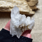 デンドライト・イン・クォーツ・クラスター　両剣水晶　White Light Wing　ポルトガル・パナスケイラ産　56ｇ