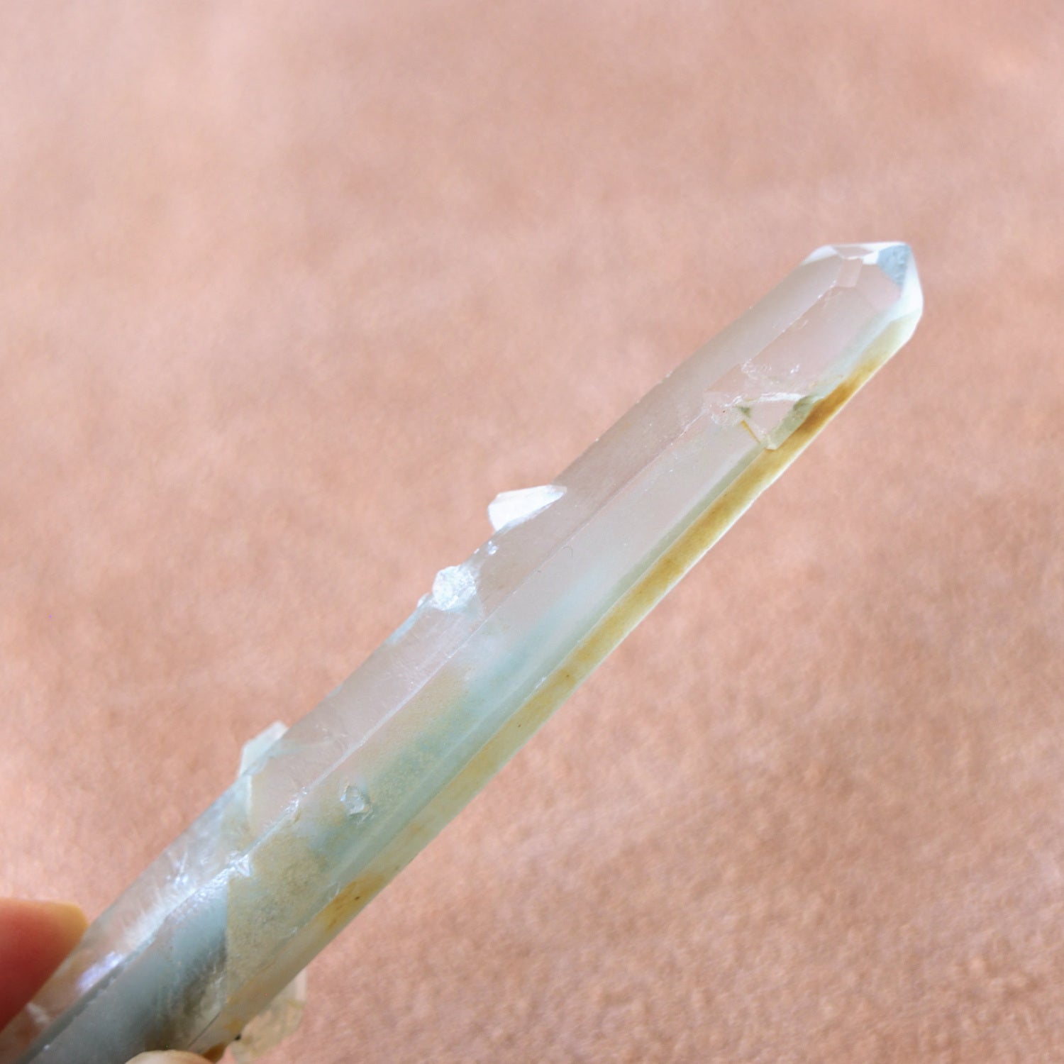 Green Phantom Quartz - Singing Crystal - from Madagascar - 30g