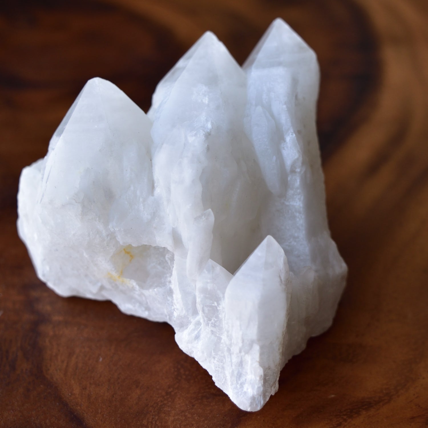 Mt. Sobo Candle Quartz Cluster – Singing Crystal – White Phantom – Takachiho, Miyazaki, Japan – 206 g Quartz – Certificate of Origin