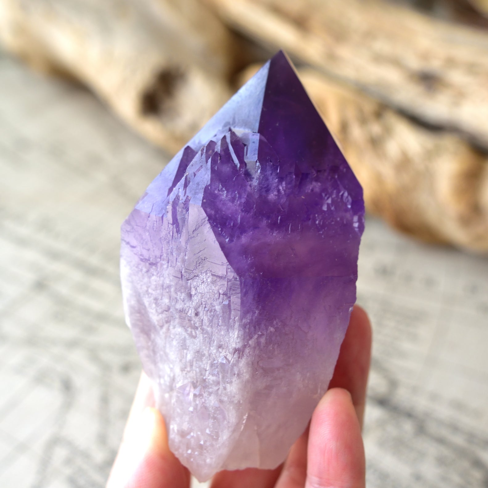 ボリビアン・アメジスト　Lemurian Violet Flame　イシス　ボリビア産　457ｇ