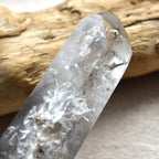 チベタン・クォーツ　両剣水晶　シンギングクリスタル　ファントム　”陰陽”　チベット産　147g