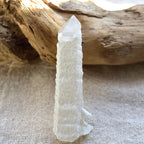 Bosnian White Scepter Candle Quartz "White Dragon" from Bosnia and Herzegovina, 28g
