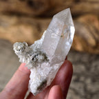 Takachiho Iwato Quartz Cluster - Penetrated - Bridge - Chlorite in Quartz - Bent Quartz - with Certificate of Origin - Takachiho Town, Miyazaki Prefecture in Japan 73.5g
