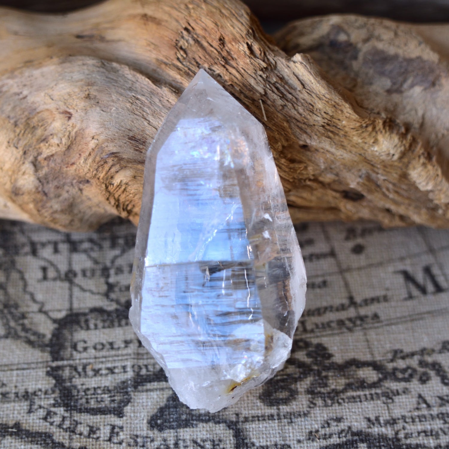 アルプス水晶　テッシンハビット　未来へ　スイス・アルプス産　55g