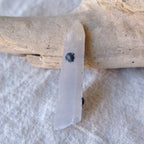 カルサイト・イン・クォーツ　ヘマタイト　Protective Channeling Wand　内モンゴル産　40g