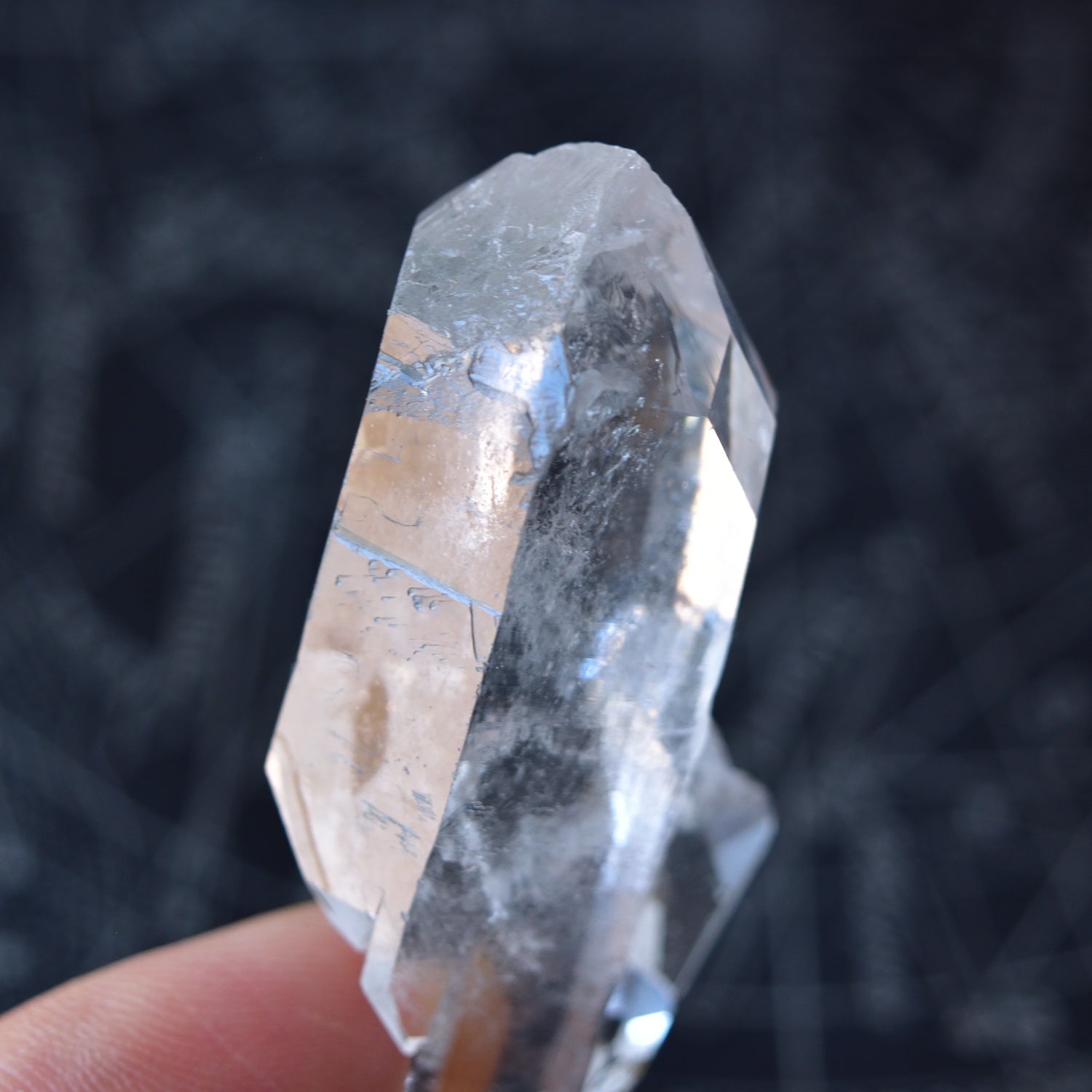 スターブラリー・クォーツ　Starbrary Seed　Zeca de Souza　両剣水晶　ブラジル・ミナスジェライス州産　17g