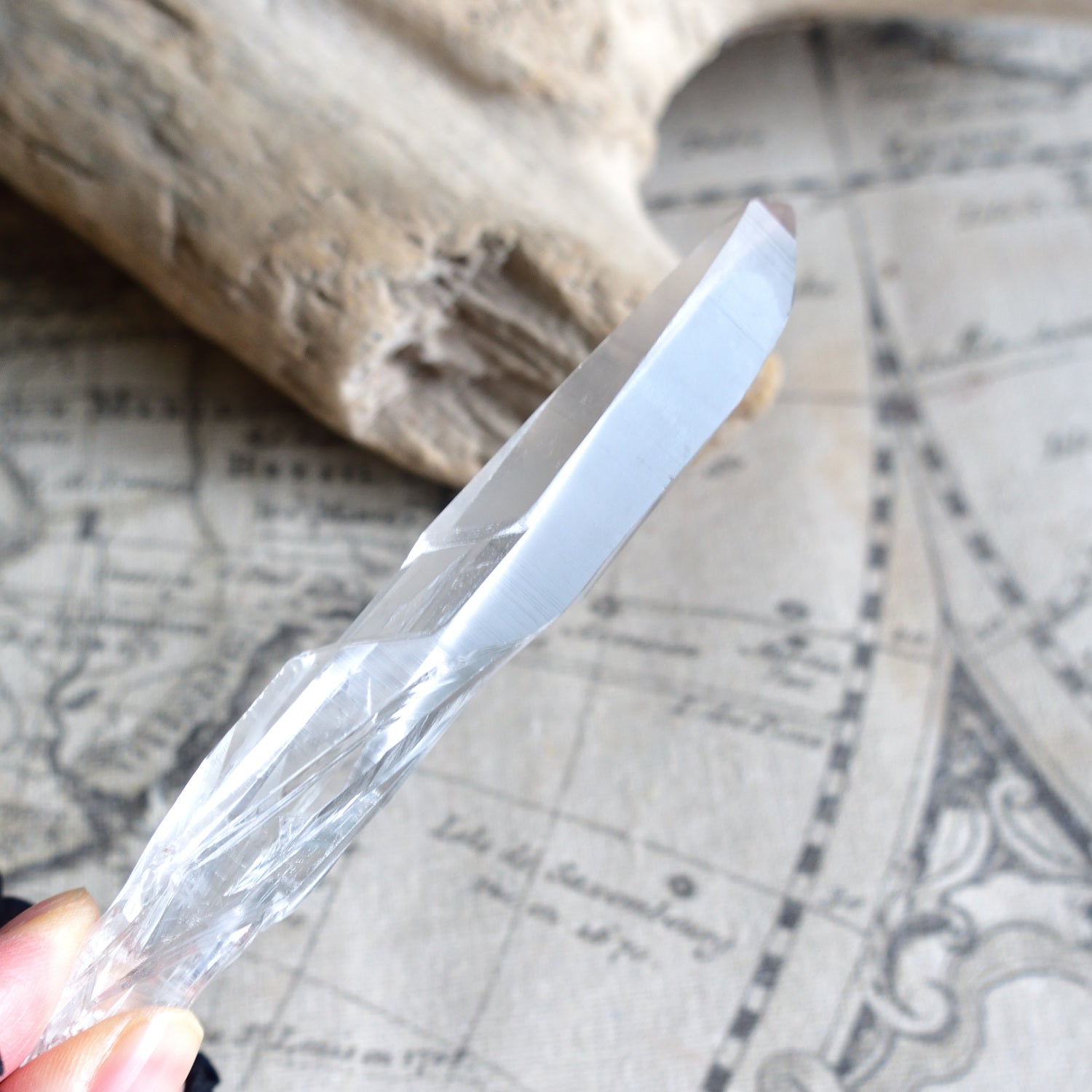 Lemurian Seed Pure Ray Singing Crystal from Bahia, Brazil, 56g/Point