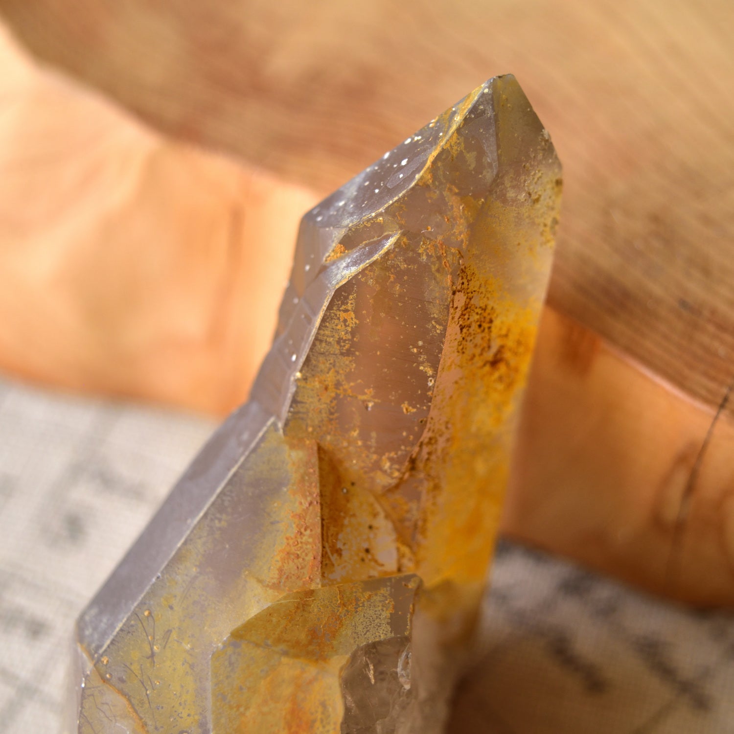 Shishikawa Smoky Quartz – Dauphiné Twin - Isis Face - with Certificate – Miyazaki, Japan 130g Crystal Cluster