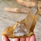 Shishikawa Smoky Quartz – Dauphiné Twin - Isis Face - with Certificate – Miyazaki, Japan 130g Crystal Cluster