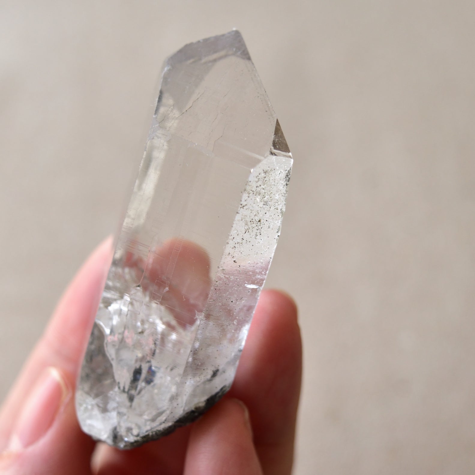 ヒマラヤ水晶 クローライト 両剣水晶 双晶 カテドラル パキスタン