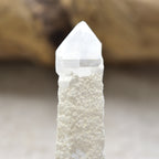 Bosnian White Scepter Candle Quartz "White Dragon" from Bosnia and Herzegovina, 28g