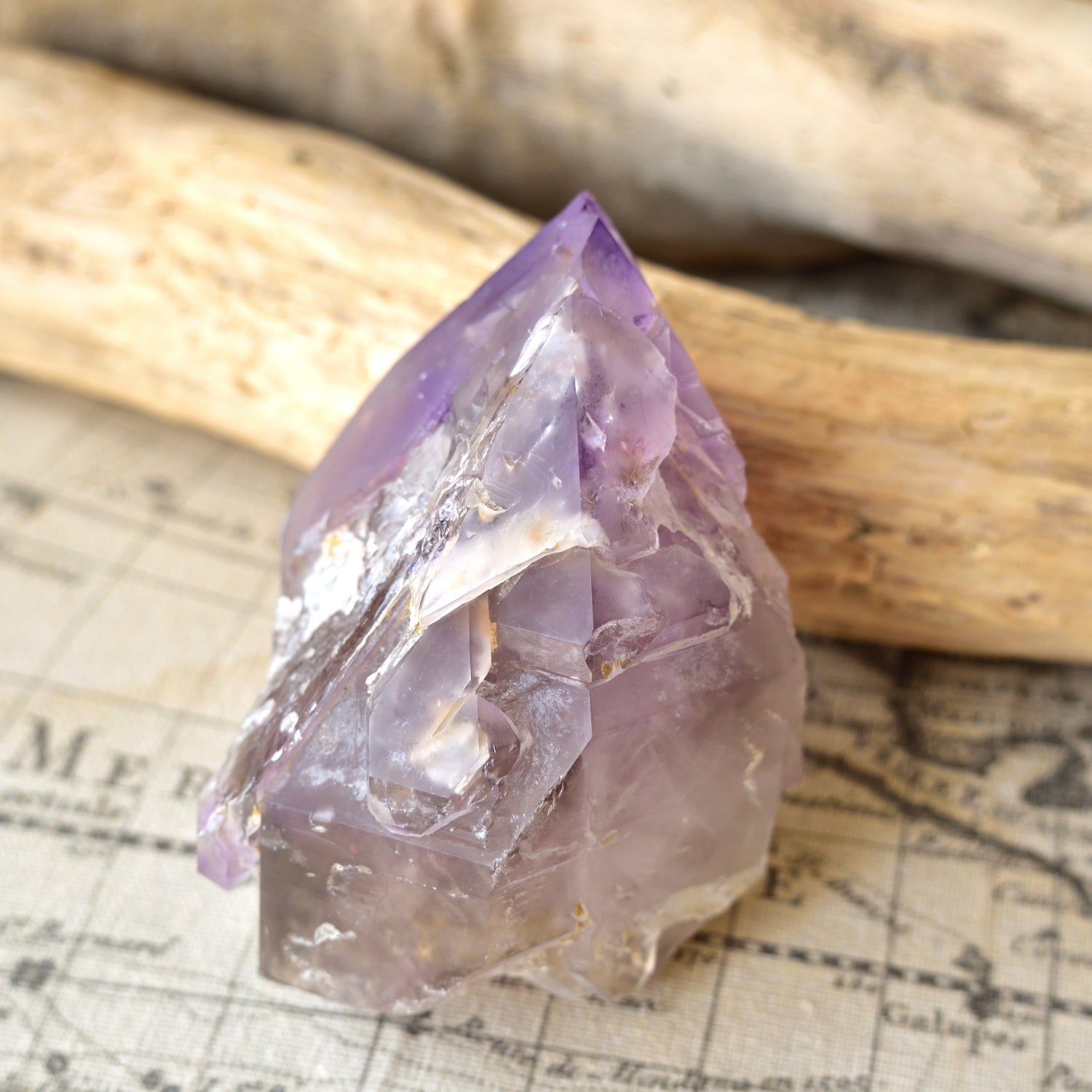 Sirius Amethyst "REGROWTH" - Gwindel - with mini cushion from Kenya - 380g