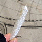 Bosnian White Scepter Candle Quartz "White Serpent" from Bosnia and Herzegovina, 19g
