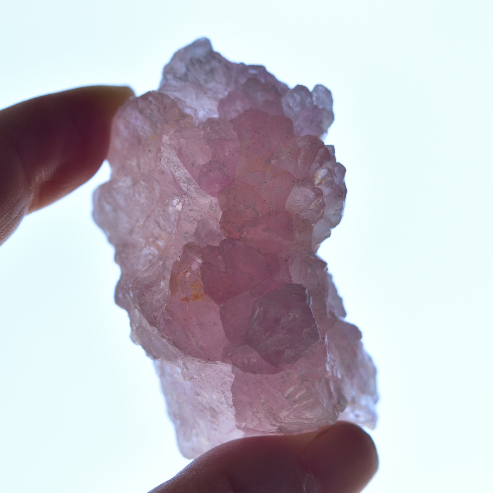 Rose Quartz Cluster Crystal from Brazil - 68g