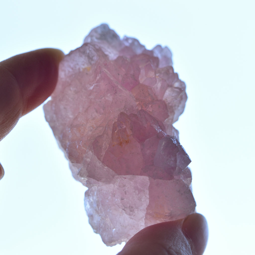 ローズクォーツ・クラスター結晶　ブラジル産　68ｇ