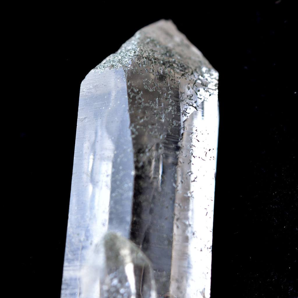 ヒマラヤ水晶　クローライト　コンパニオン　ドフィーネ式双晶　パキスタン・スカルドゥ産　58g