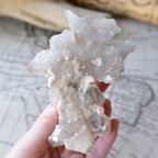 カルサイト・オン・クォーツ　シンギングクリスタル　Sirius Soul Quartz　内モンゴル産　179g
