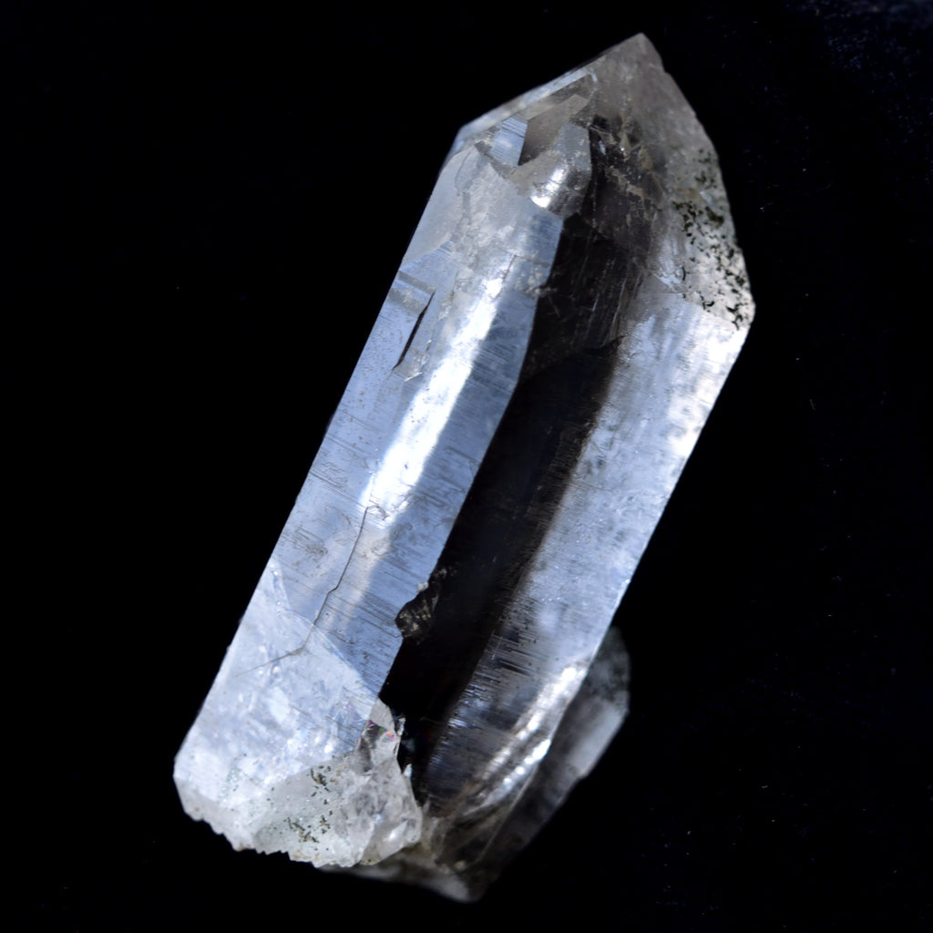 ヒマラヤ水晶　クローライト　コンパニオン　ドフィーネ式双晶　パキスタン・スカルドゥ産　58g