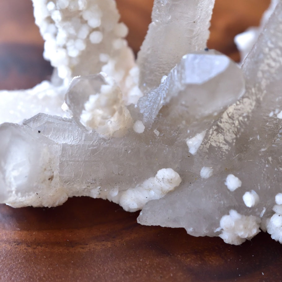 カルサイト・オン・クォーツ　シンギングクリスタル　Sirius Soul Quartz　内モンゴル産　179g