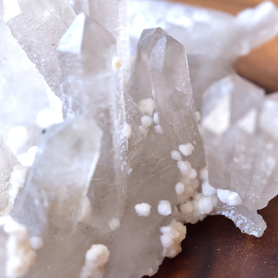 カルサイト・オン・クォーツ　シンギングクリスタル　Sirius Soul Quartz　内モンゴル産　179g